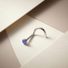 Nostril Screw with Opal Top Purple - TRM10206_1