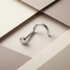 Nostril Screw with White CZ - TRM10204_2