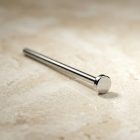 Straight Nostril Pin with Flat Disc Top - TRM10201_2