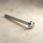 Straight Nostril Pin with white CZ - TRM10203_2