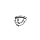Clarice titanium knop