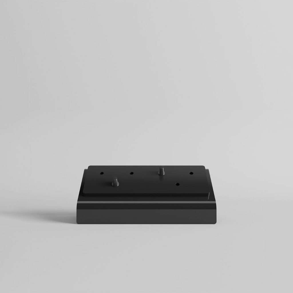 Visor CLAP preto - 6 furos