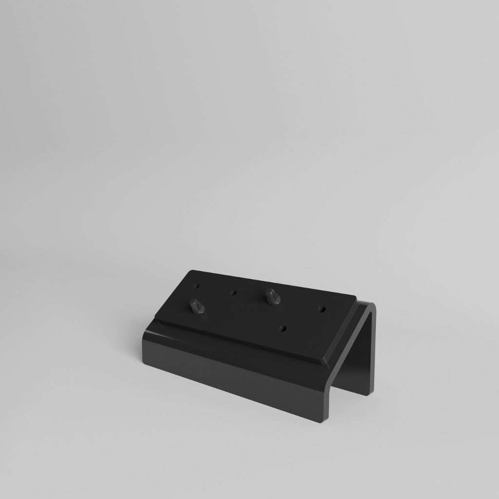 Visor CLAP preto - 6 furos