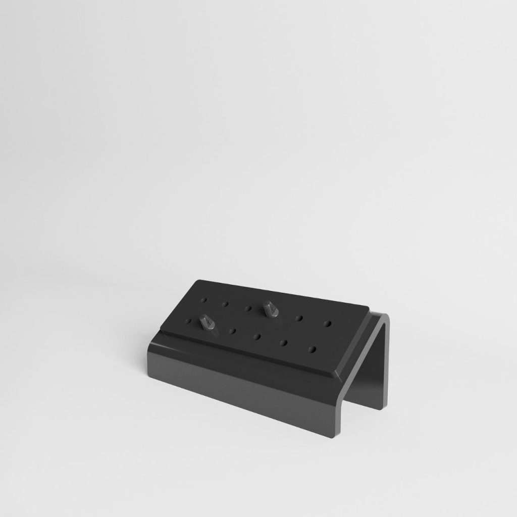 Expositor CLAP para estúdio de piercing