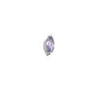 Prong Leaf Lavender Cubic Zirconia top