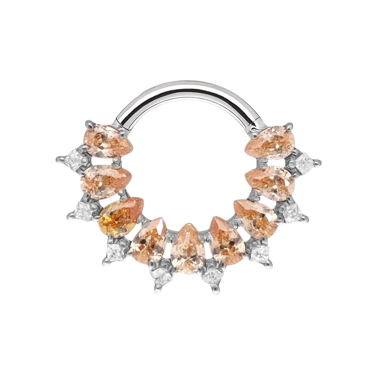 Anya Titanium Hinged Ring