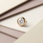 Bezel Set-End Yellow Gold - SNG10025_1