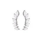 Zoe White CZ Titanium Labret