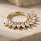 Maria Yellow Gold With Moissanite - TGD10068_2