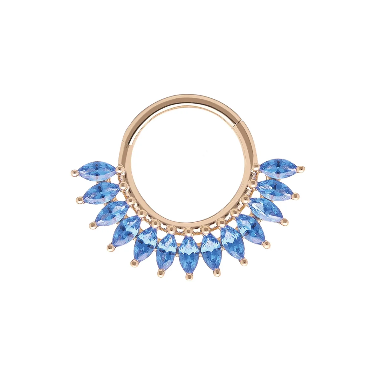 Sapphire Clicker Ring