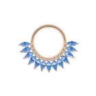 Sapphire Clicker Ring