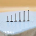 6mm Titan Labret 18G Push Pin