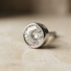 Bezel Set-End White Gold - SNG10023_1