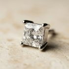 Square Chevron White Gold - SNG10118_1
