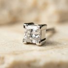 Square Chevron White Gold - SNG10118_2