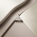 Triangle Prong White Gold - SNG10147_1