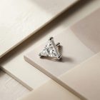 Triangle Prong White Gold - SNG10147_2