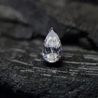 Pear Chevron White Gold