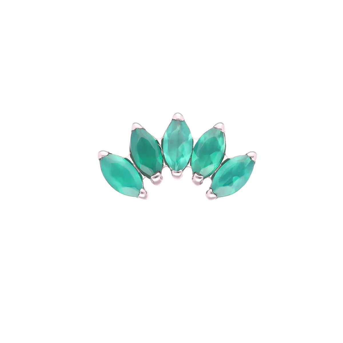 Marquise 5 Green Onyx