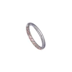 Hinged Ring Champagne CZ