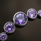 Cluster Amethyst CZ - TRM10733_2