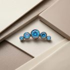 Cluster Topaz Blue CZ - TRM10738_1