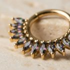 Maria Yellow Gold With Mystic Topaz - TGD10069_2