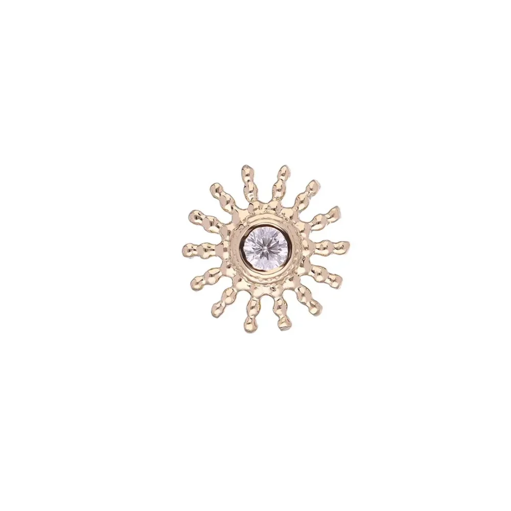 Aurelia White SW - Joyas Piercing de Oro 14k