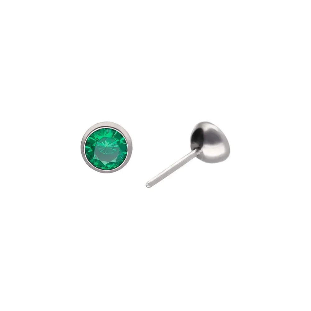 green Lilbit Push Pin Emerald