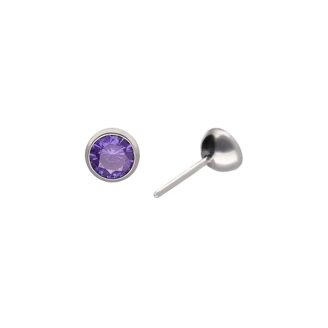 Lilbit Push Pin Amethyst