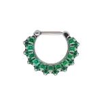 Septum Clicker Tina Emerald