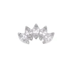 Marquesa 5 Moissanite Blanco