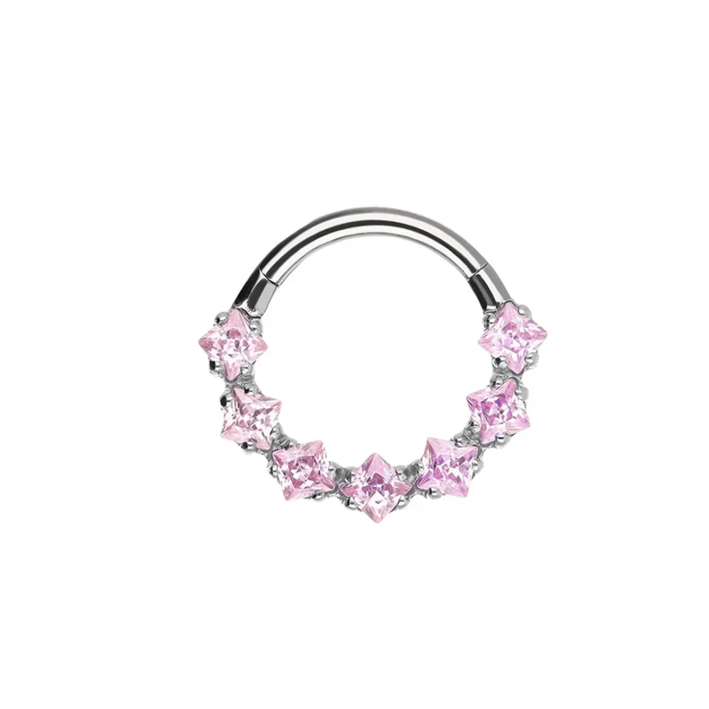 Brenda Pink Hinged Ring