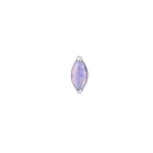 Prong Leaf Light Peony Opal jewelry