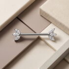 Threadless Barbell Marquise – CZ - TRM11001_2