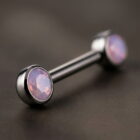 Threadless Barbell with Light Peony Opal - TRM10995_1